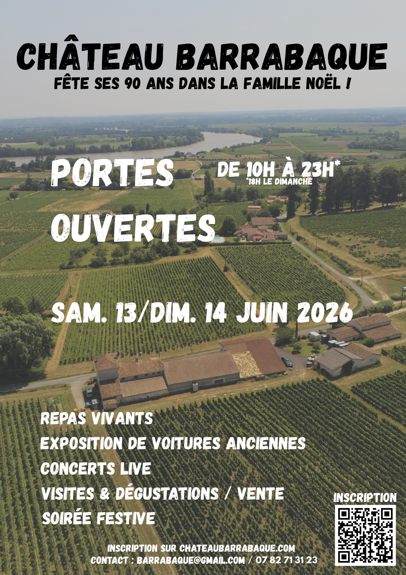 PORTES OUVERTES - 13/14 JUIN 2026